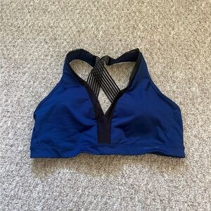 Victoria's Secret Blue and Black Sports Bra